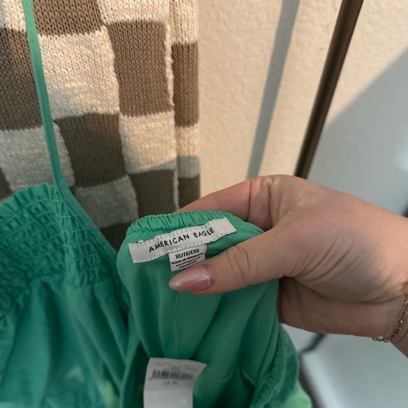 NWT AMERICAN EAGLE Green Dress Size XL - Picture 3 of 4